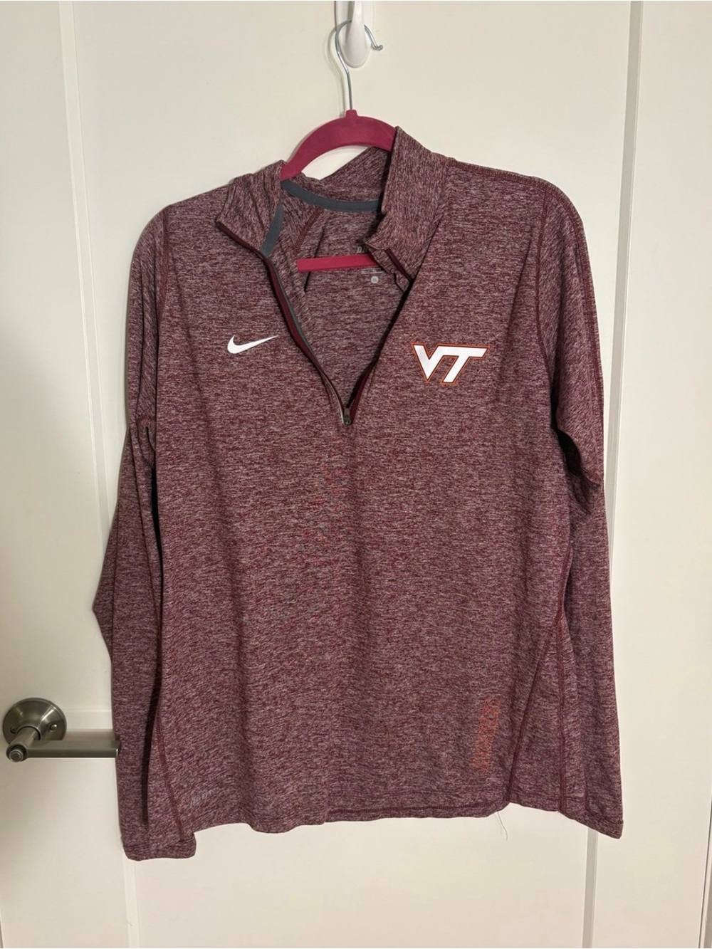 Virginia Tech Nike Dri-Fit quarter zip